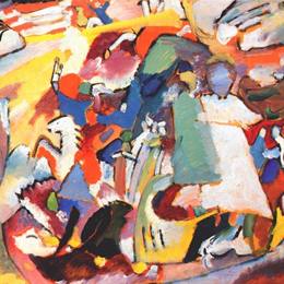 《末日天使》瓦西里·康定斯基(Wassily Kandinsky)高清作品欣赏