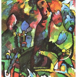 《弓箭手图片》瓦西里·康定斯基(Wassily Kandinsky)高清作品欣赏