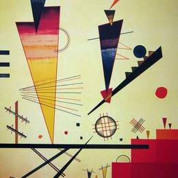 《快乐结构》瓦西里·康定斯基(Wassily Kandinsky)高清作品欣赏