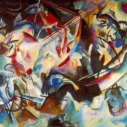 《成分Ⅵ》瓦西里·康定斯基(Wassily Kandinsky)高清作品欣赏