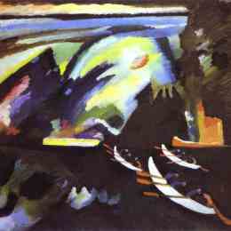 《乘船旅行》瓦西里·康定斯基(Wassily Kandinsky)高清作品欣赏