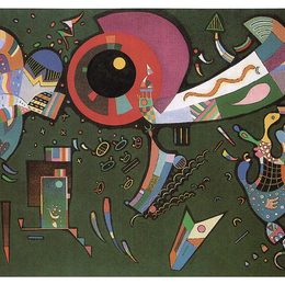 《绕圈子》瓦西里·康定斯基(Wassily Kandinsky)高清作品欣赏