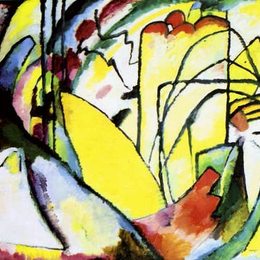 《即兴10》瓦西里·康定斯基(Wassily Kandinsky)高清作品欣赏