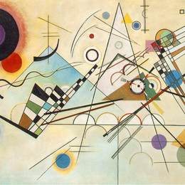 《构成第八号》瓦西里·康定斯基(Wassily Kandinsky)高清作品欣赏