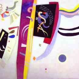 《橙紫色》瓦西里·康定斯基(Wassily Kandinsky)高清作品欣赏