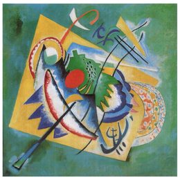 《红色椭圆形》瓦西里·康定斯基(Wassily Kandinsky)高清作品欣赏