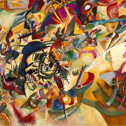 《作文七》瓦西里·康定斯基(Wassily Kandinsky)高清作品欣赏