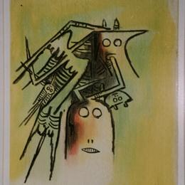 《普里尼卢娜》林飞龙(Wifredo Lam)高清作品欣赏