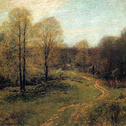 《序曲》乌伊拉德·梅特卡夫(Willard Metcalf)高清作品欣赏