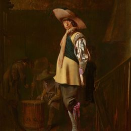 《常备军官》威廉·康奈利斯·杜斯特(Willem Cornelisz Duyster)高清作品欣赏