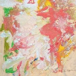 《女人——红头发，大嘴巴，大脚丫》威廉·德·库宁(Willem de Kooning)高清作品欣赏