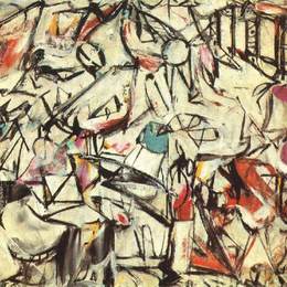 《无题》威廉·德·库宁(Willem de Kooning)高清作品欣赏