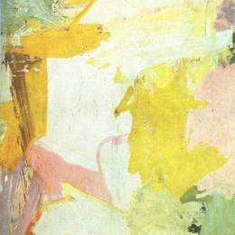 《路易丝点玫瑰色指头曙光》威廉·德·库宁(Willem de Kooning)高清作品欣赏