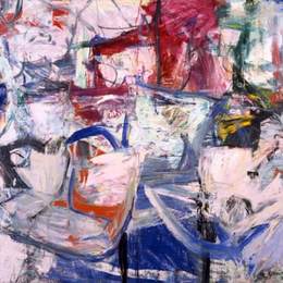 《星期六晚上》威廉·德·库宁(Willem de Kooning)高清作品欣赏