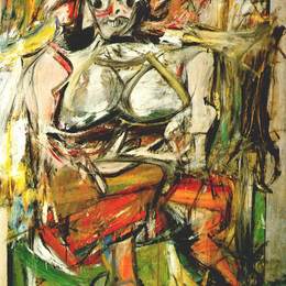 《女人我》威廉·德·库宁(Willem de Kooning)高清作品欣赏