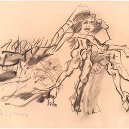 《无题》威廉·德·库宁(Willem de Kooning)高清作品欣赏