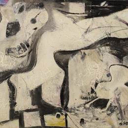 《夜》威廉·德·库宁(Willem de Kooning)高清作品欣赏