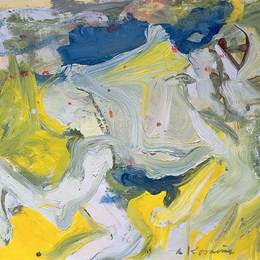 《白色裸体》威廉·德·库宁(Willem de Kooning)高清作品欣赏