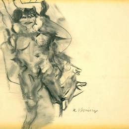 《无题》威廉·德·库宁(Willem de Kooning)高清作品欣赏