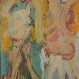《女歌手二》威廉·德·库宁(Willem de Kooning)高清作品欣赏