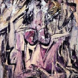 《女人》威廉·德·库宁(Willem de Kooning)高清作品欣赏
