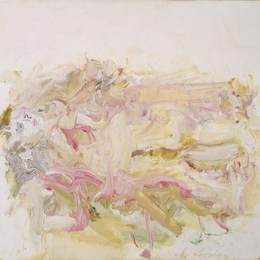 《斜倚的人（约翰肯尼迪）》威廉·德·库宁(Willem de Kooning)高清作品欣赏