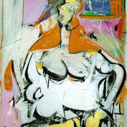 《女人》威廉·德·库宁(Willem de Kooning)高清作品欣赏