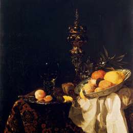 《静物》威廉·考尔夫(Willem Kalf)高清作品欣赏