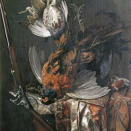 《静物游戏与死亡游戏》威廉凡·万·艾斯特(Willem van Aelst)高清作品欣赏