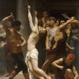 《我们的主耶稣基督的鞭..》威廉·阿道夫·布格罗(William-Adolphe Bouguereau)高清作品欣赏