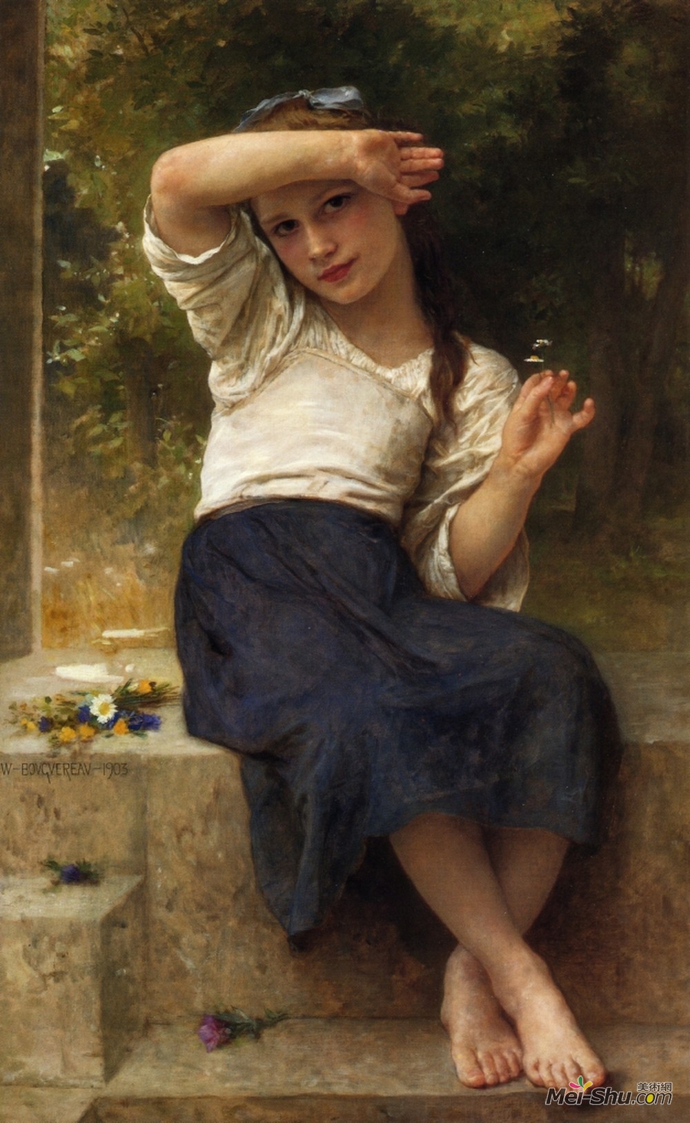 《瑪格麗特》威廉·阿道夫·布格羅(william-adolphe bouguereau)高清