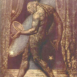 《跳蚤的幽灵》威廉·布莱克(William Blake)高清作品欣赏