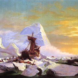 《在冰中碾碎》列夫拉格里奥(William Bradford)高清作品欣赏