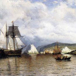 《拉布拉多海岸进港》列夫拉格里奥(William Bradford)高清作品欣赏