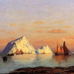 《拉布拉多海岸的渔民》列夫拉格里奥(William Bradford)高清作品欣赏