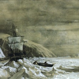 《锁定在巴芬湾》列夫拉格里奥(William Bradford)高清作品欣赏