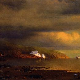 《拉布拉多海岸圣约翰岬角附近》列夫拉格里奥(William Bradford)高清作品欣赏