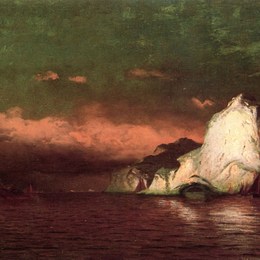 《珀西的岩石，贝尔岛海峡》列夫拉格里奥(William Bradford)高清作品欣赏