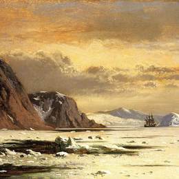 《冰山海景》列夫拉格里奥(William Bradford)高清作品欣赏