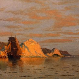 《拉布拉多海岸的冰封》列夫拉格里奥(William Bradford)高清作品欣赏