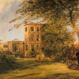 威廉·柯林斯(William Collins)高清作品:View of Sir David Wilkies House in Vicarage Place,