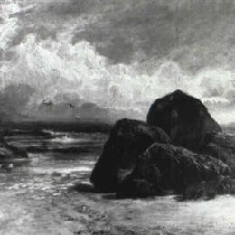 《帆船海景》威廉·吉尔伯特·福斯特(William Gilbert Foster)高清作品欣赏