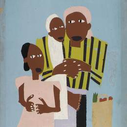《恐惧》威廉·H·约翰逊(William H. Johnson)高清作品欣赏