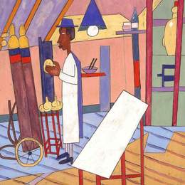 《手术室》威廉·H·约翰逊(William H. Johnson)高清作品欣赏