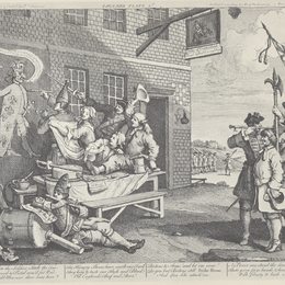 《入侵英国》威廉·荷加斯(William Hogarth)高清作品欣赏