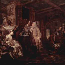 《婚宴》威廉·荷加斯(William Hogarth)高清作品欣赏