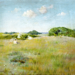 《夏日》威廉·梅里特·切斯(William Merritt Chase)高清作品欣赏