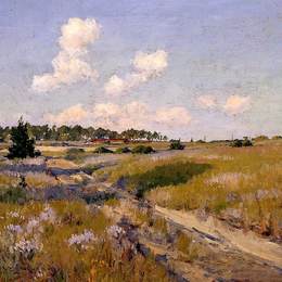 《午后阴影》威廉·梅里特·切斯(William Merritt Chase)高清作品欣赏