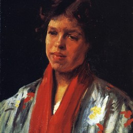 《亚述女孩》威廉·梅里特·切斯(William Merritt Chase)高清作品欣赏