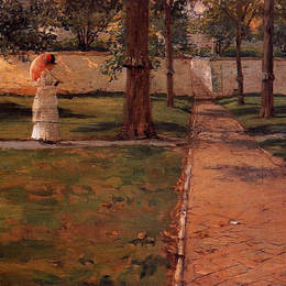 《布鲁克林海军造船厂》威廉·梅里特·切斯(William Merritt Chase)高清作品欣赏